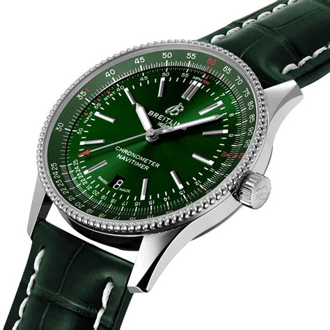 breitling green|Breitling green navitimer.